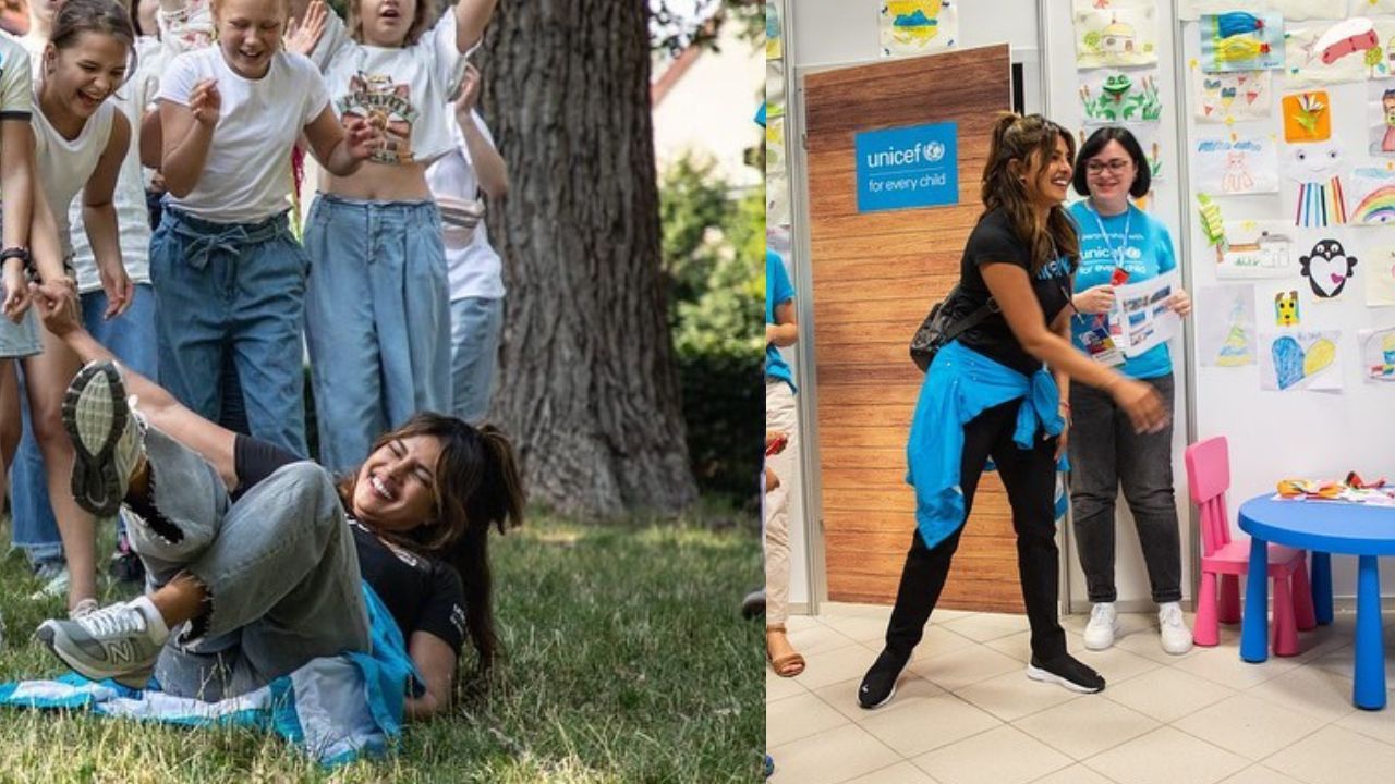 Priyanka Chopra meets Ukrainian refugees in Poland