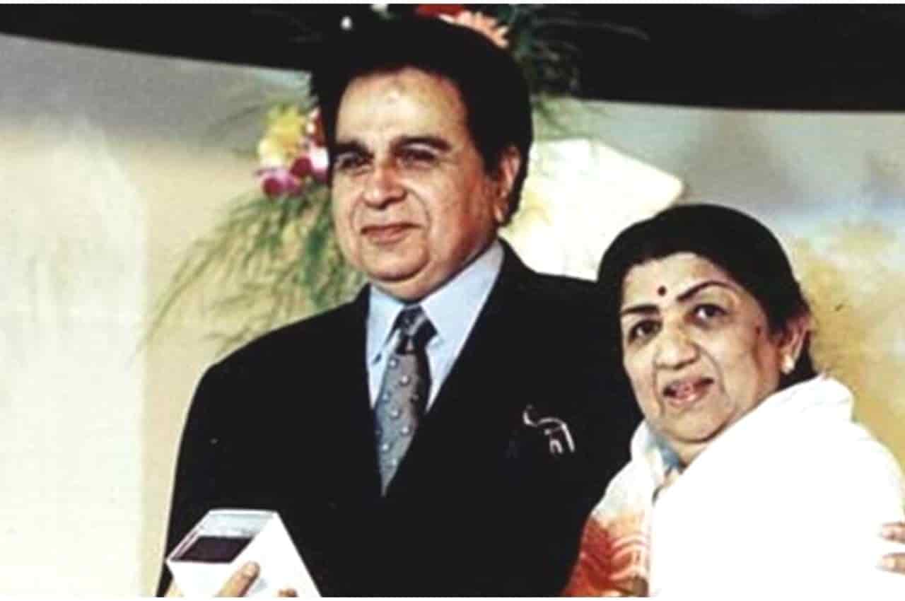 lata mangeshkar and dilip kumar