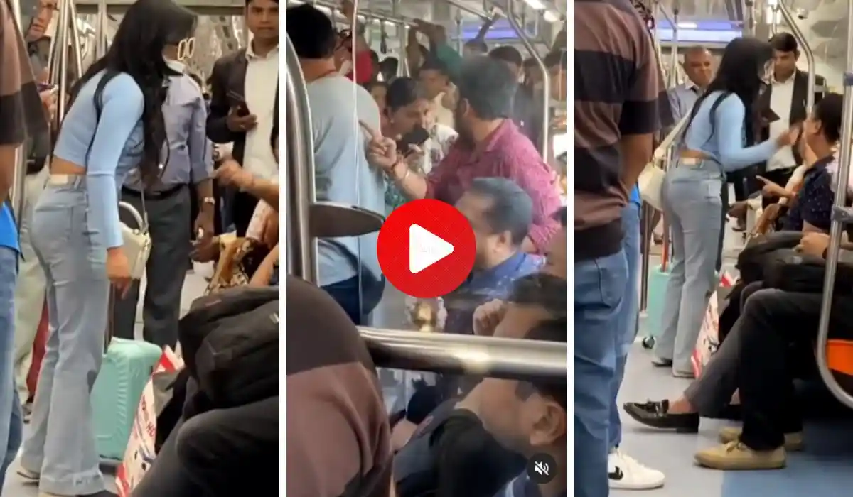 Delhi Metro Viral Video