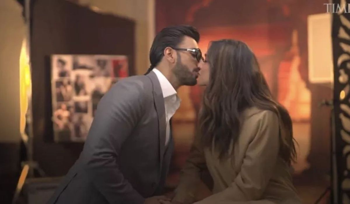 Deepika-Ranveer Kissing Video